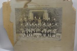 Watson's College OTC Band 1919-20, complete with names by A. Swan Watson of Bruntsfield Edinburgh (