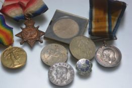 Five World War I general service medals to R.C. Finlay Royal Scots 8353 including Defence Medal,