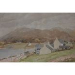 William Jardine Dobie, Port Appin, Argyll, watercolour, signed with initials and dated 1948,