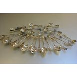 A collection of miscellaneous Epns flatware including six Old English pattern dessert spoons and