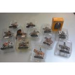 A box containing approximately sixty Dell Prado figures on horseback including Dutch figures,