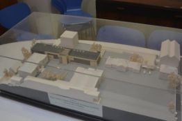 An architect's scale model of the James Clerk Maxwell Science Centre, proposed for the Edinburgh