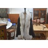 A Dominion Fur Company, Churchill, Edinburgh, lady's mink jacket with fox fur trim and satin