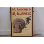 My Goodness My Guinness, framed poster (58cm x 38cm)