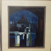 David M. Graham (Scottish, 20th century), An Onion Dome, oil, signed lower right, framed. 38cm by