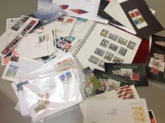 A group of stamps including Isle of Man collection 1975-83 in printed album, an album of Ireland and