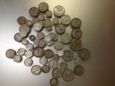 A mixed group of Australian silver coins of varying standards