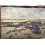 L Cortliabis, The Sands of Brussels, oil on canvas, signed, in gilt composition frame (68cm x 99cm)