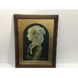 A Medici print in oak glazed frame (47cm x 32cm)