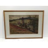 WS Wilson, Autumn Day - Faldonside, watercolour, signed lower left (37cm x 56cm excluding frame)