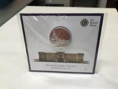 A Royal Mint 2015 UK one hundred pounds fine silver coin, complete with original sealed packaging