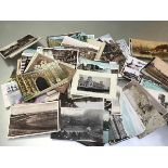Approximately sixty Victorian and later postcards including Birthday Wishes, Christmas cards etc. (a