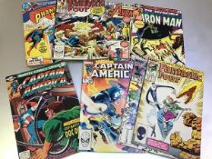 Marvel comics: The Avengers, July 197, The Invincible Iron Man, August 137, Captain America, July