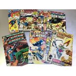 Marvel comics: The Avengers, July 197, The Invincible Iron Man, August 137, Captain America, July