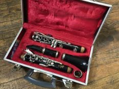 A Boosey & Hawkes, Regent Street, London, composition four part clarinet complete with reeds and