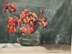 Winnifred Walker, Floral Study, watercolour, signed in pencil (21cm x 24cm excluding frame)