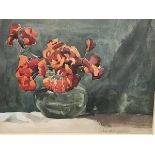 Winnifred Walker, Floral Study, watercolour, signed in pencil (21cm x 24cm excluding frame)