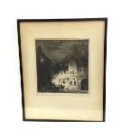 Joseph Gray, Old Edinburgh, etching, 62/100, signed in pencil and inscribed verso (32cm x 30cm