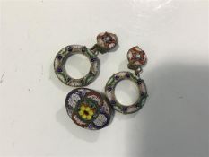 An early 20thc suite of micro mosaic jewellery