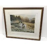 S. Townsend, Terrier, lithographic print, 379/400, signed in pencil (31cm x 39cm excluding frame)