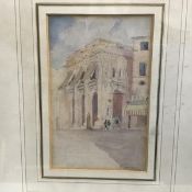 James Holland (British, 1799-1870), Vicenza, titled in pencil, attributed on gallery label verso,