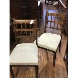 Bruce Talbert (1839-81), a set of six oak side chairs, c. 1880, each with carved and turned