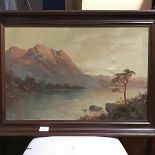 FL Finlayson, Loch Lomond, oil on canvas, signed indistinctly lower right (39cm x 59cm)