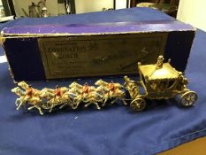 A Johillco Series miniature Coronation coach, in original box (l.28cm)