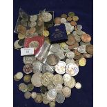 A mixed lot of British 19thc and 20thc silver coins including crowns, 1902,1900, 1845, 1846, 1935