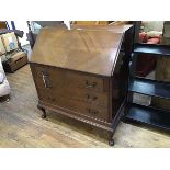 John Taylor & Sons Ltd., Edinburgh, an early Edwardian mahogany bureau in the Georgian style, the