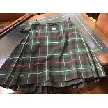 A Mackenzie tartan boy's kilt