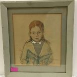 Ada Hill Walker (Scottish, 1879-1955), Alice in Wonderland, signed lower right, watercolour, framed.
