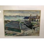 •George Wright Hall (Scottish, 1995-1974), Iona, signed lower right, oil, framed. 41cm by 54cm NOTE: