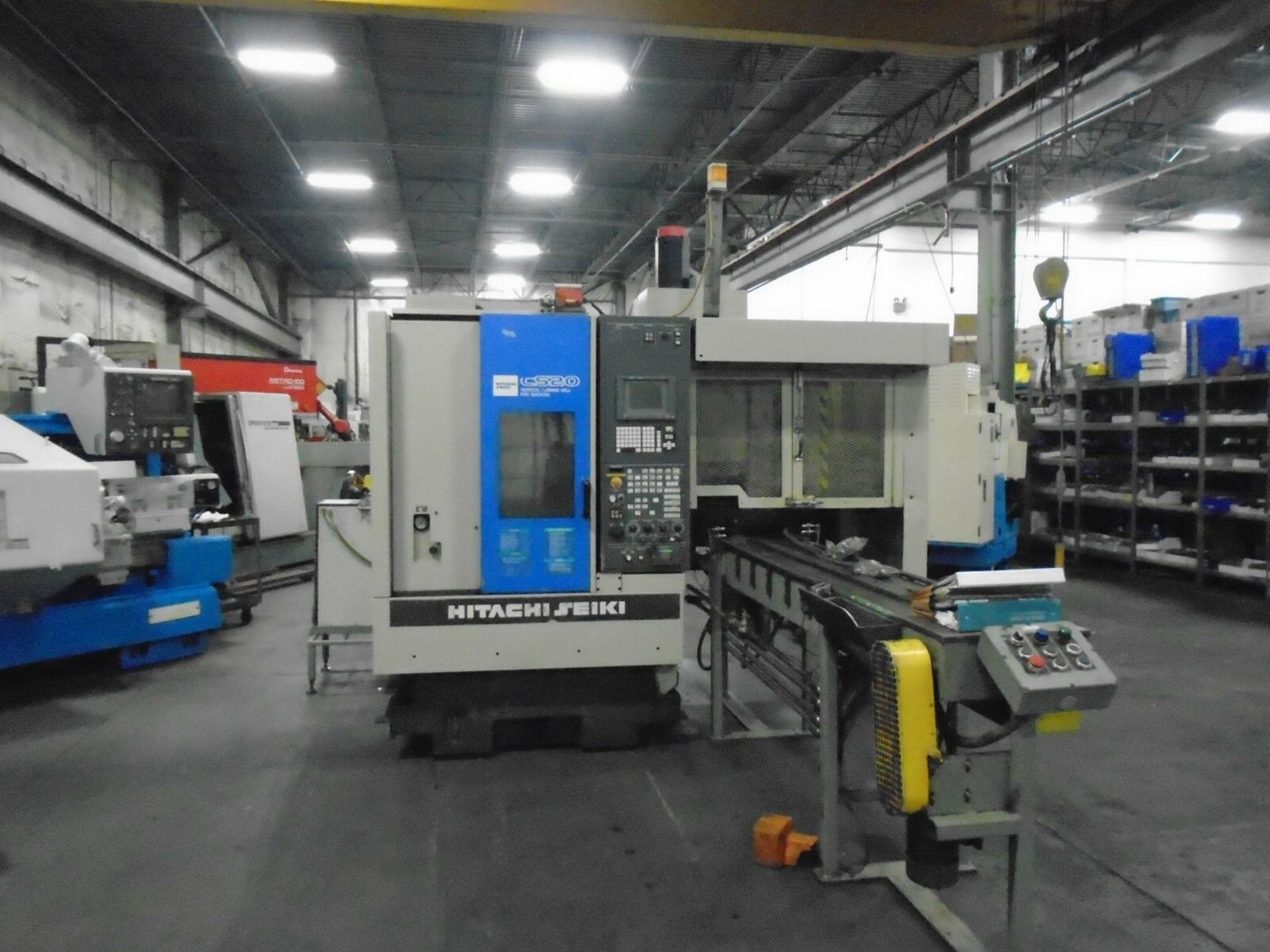 Hitachi Seiki CS20 Vertical CNC Lathe 10L Seicos Control 1998