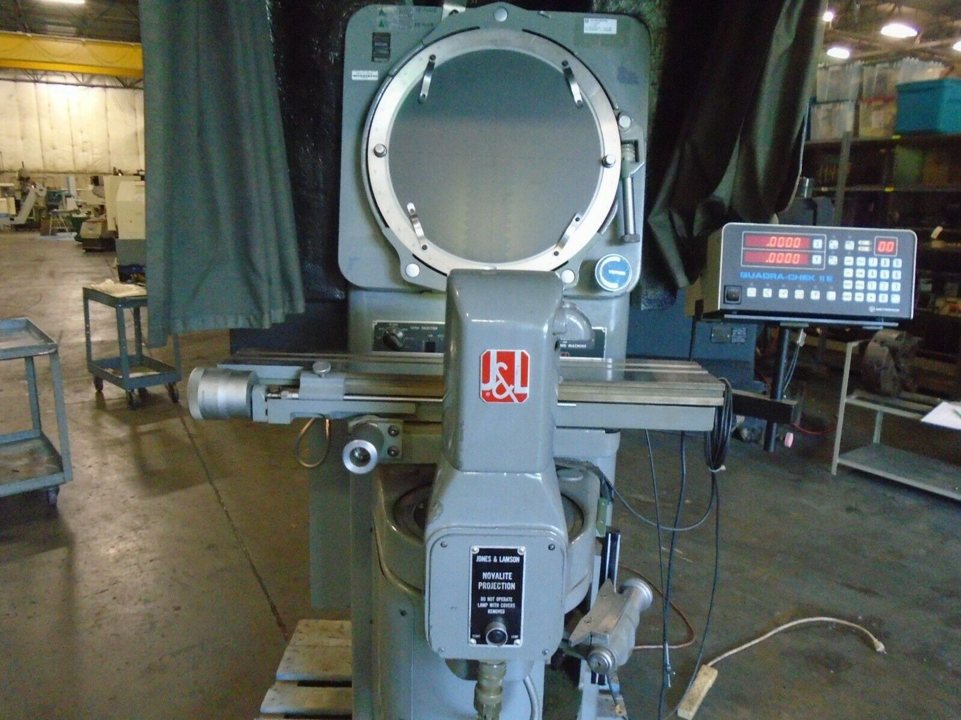 Jones & Lamson FC-14 Optical Comparator With DRO/Power Elevation - Image 2 of 11