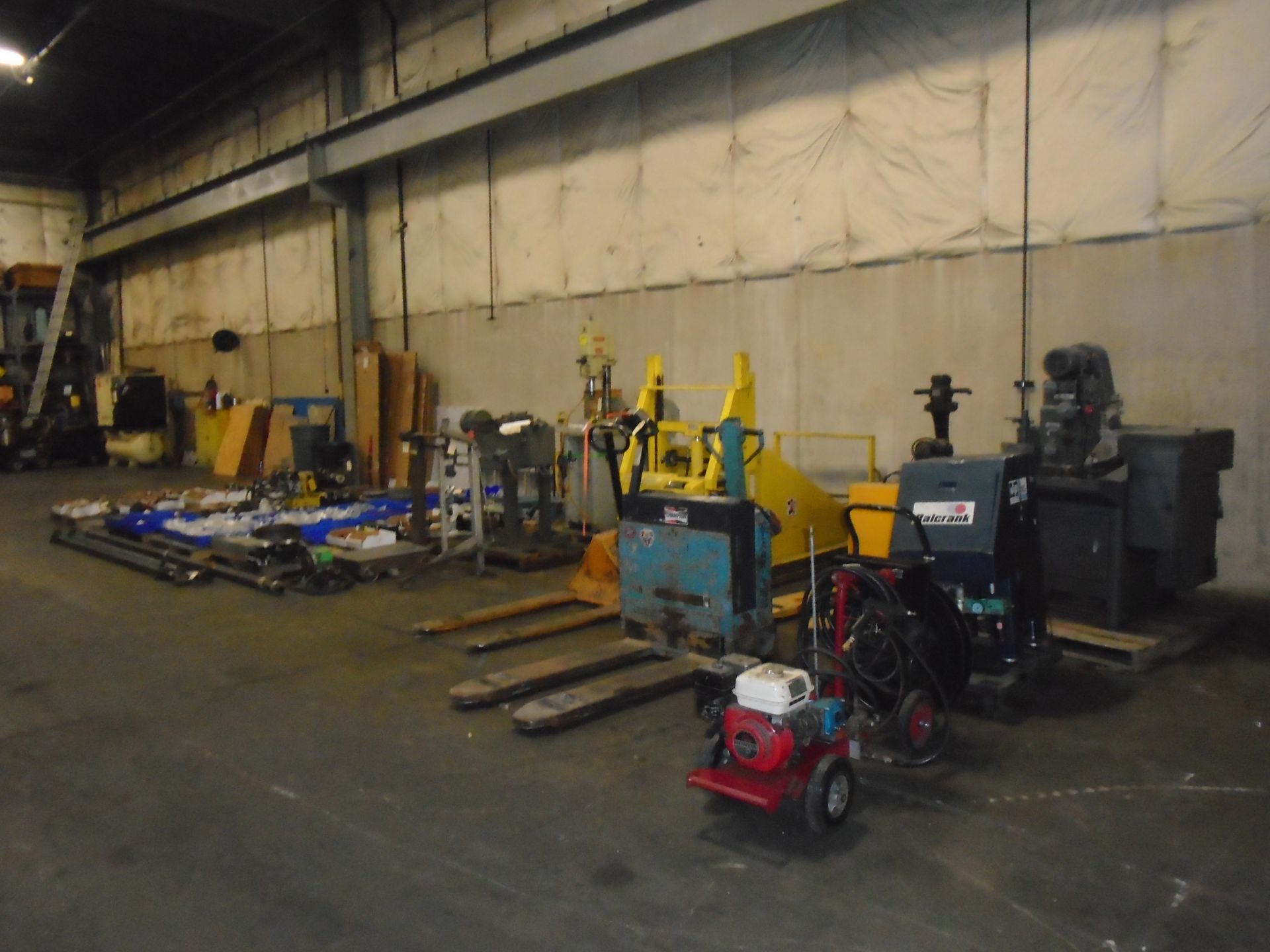 Excess equipment and tooling, 49 lots listed as 1 large lot. One price buys all. See lot for list.