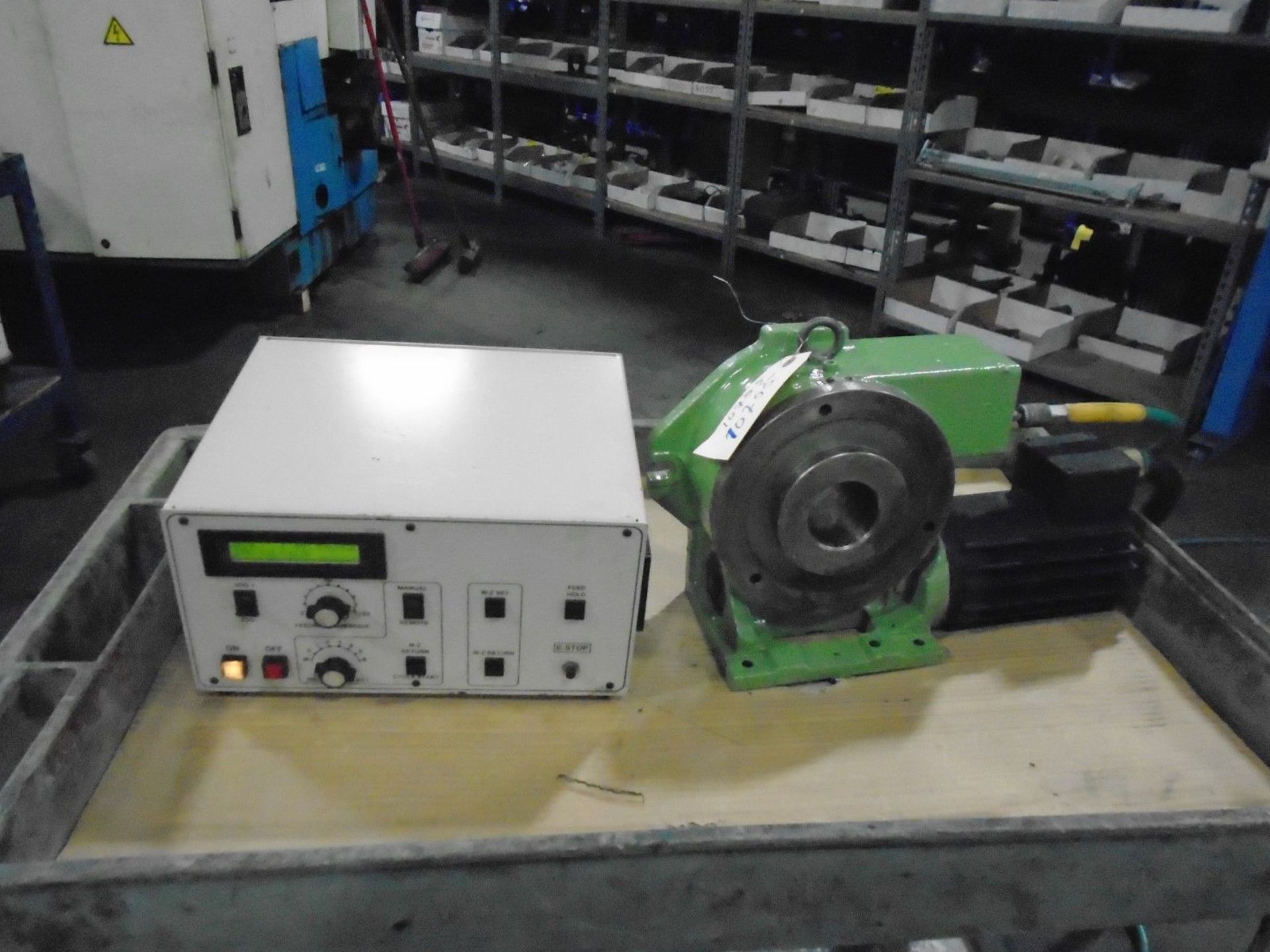 2 Yuasa CPDX-8 Rotary Tables / Indexers With 1 CNC Control J556-46