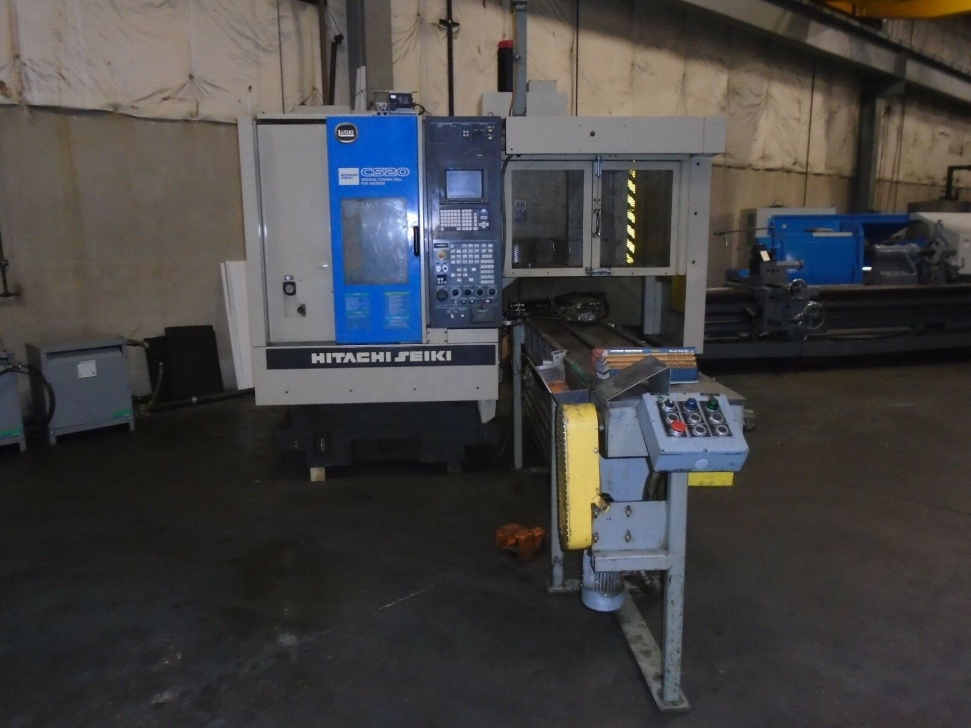 Hitachi Seiki CS20 Vertical CNC Lathe 10L Seicos Control 1998