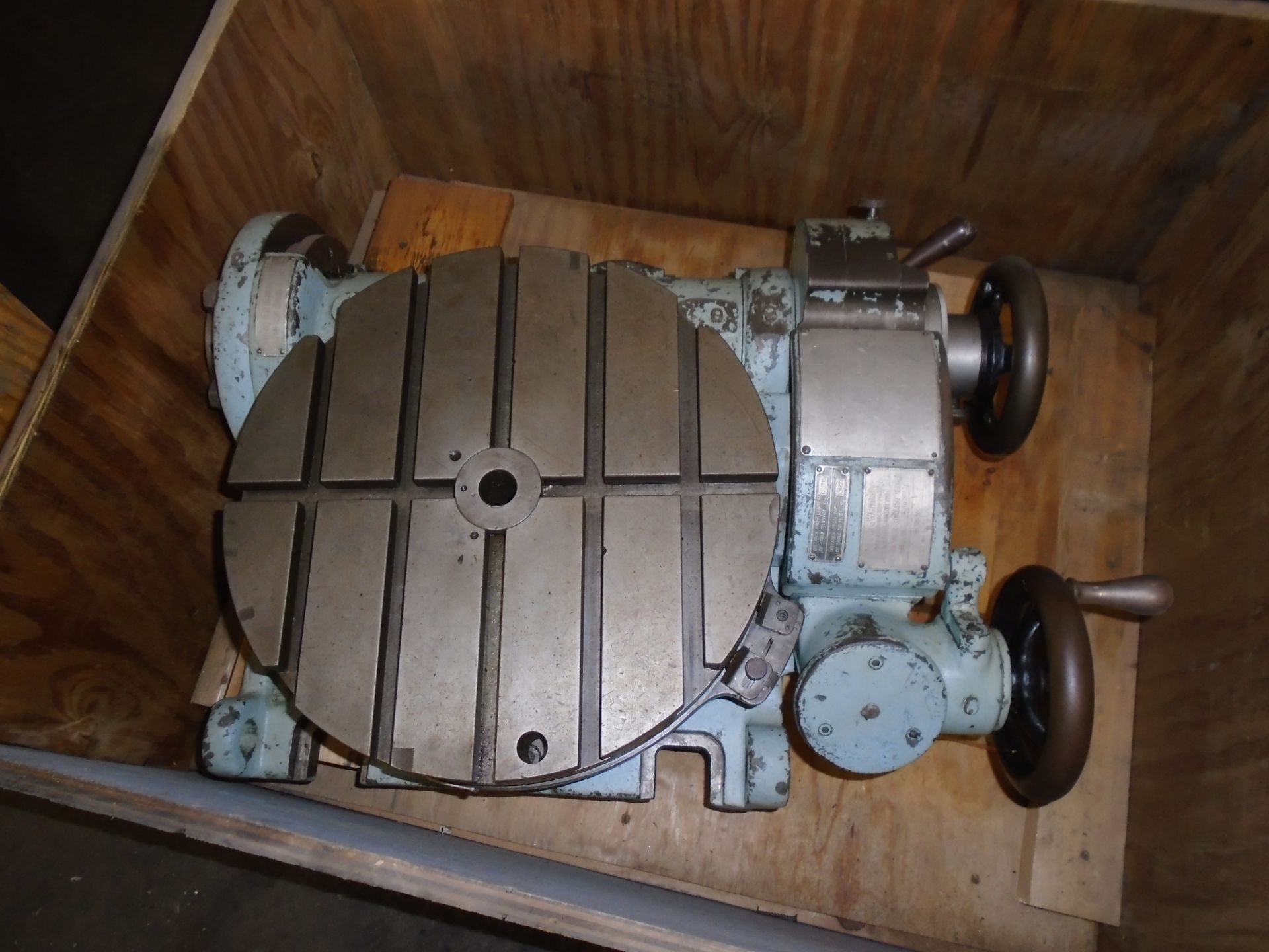 Pratt & Whitney 16” Dia. Tilting Rotary Table Stock 10513