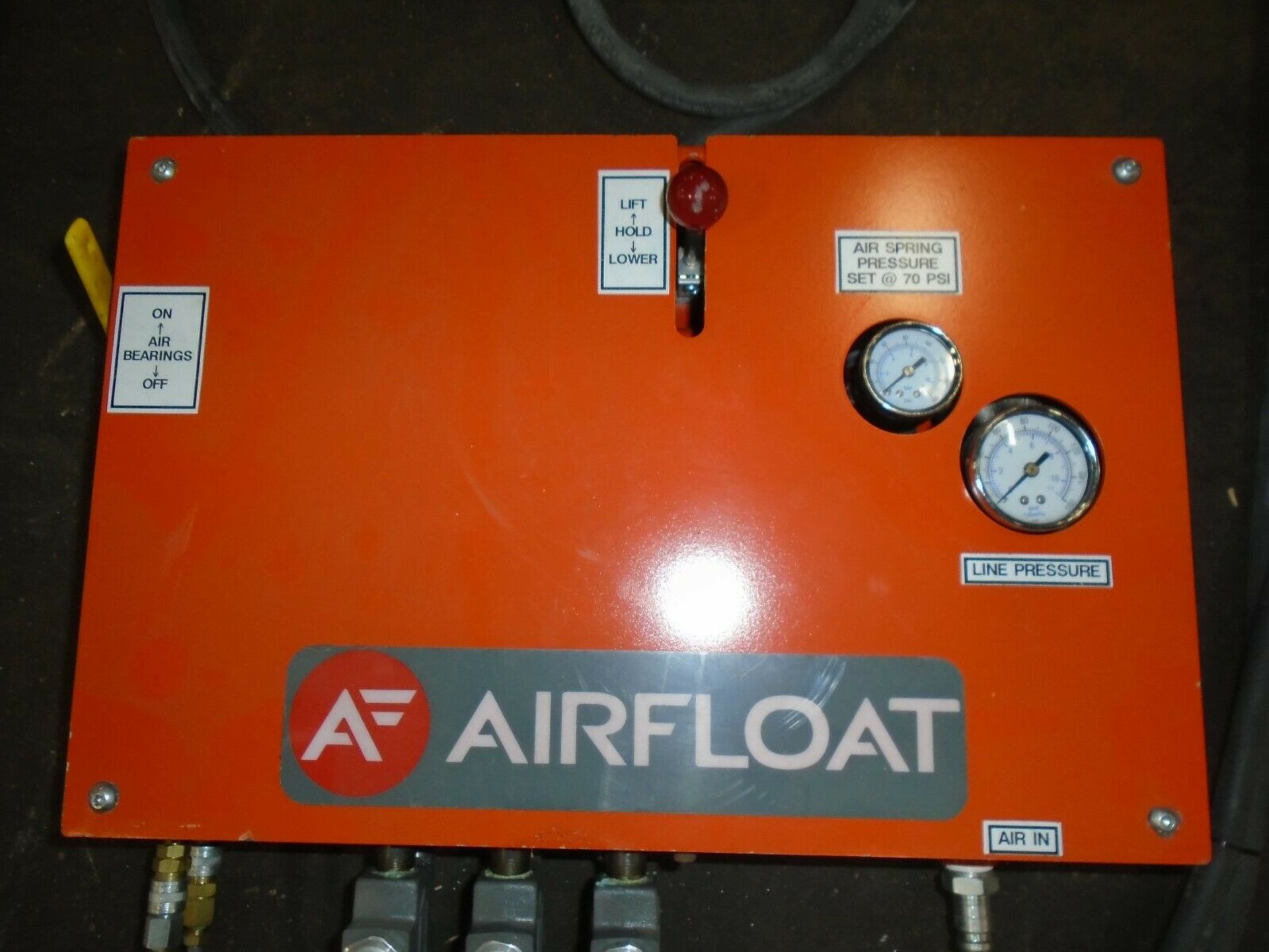 Airfloat AF06017-3 Lift Guide Air Skid 19” x 18” x 6” Plus 3” Stroke = 9” H Total 4,500 Lbs. Per - Image 7 of 11