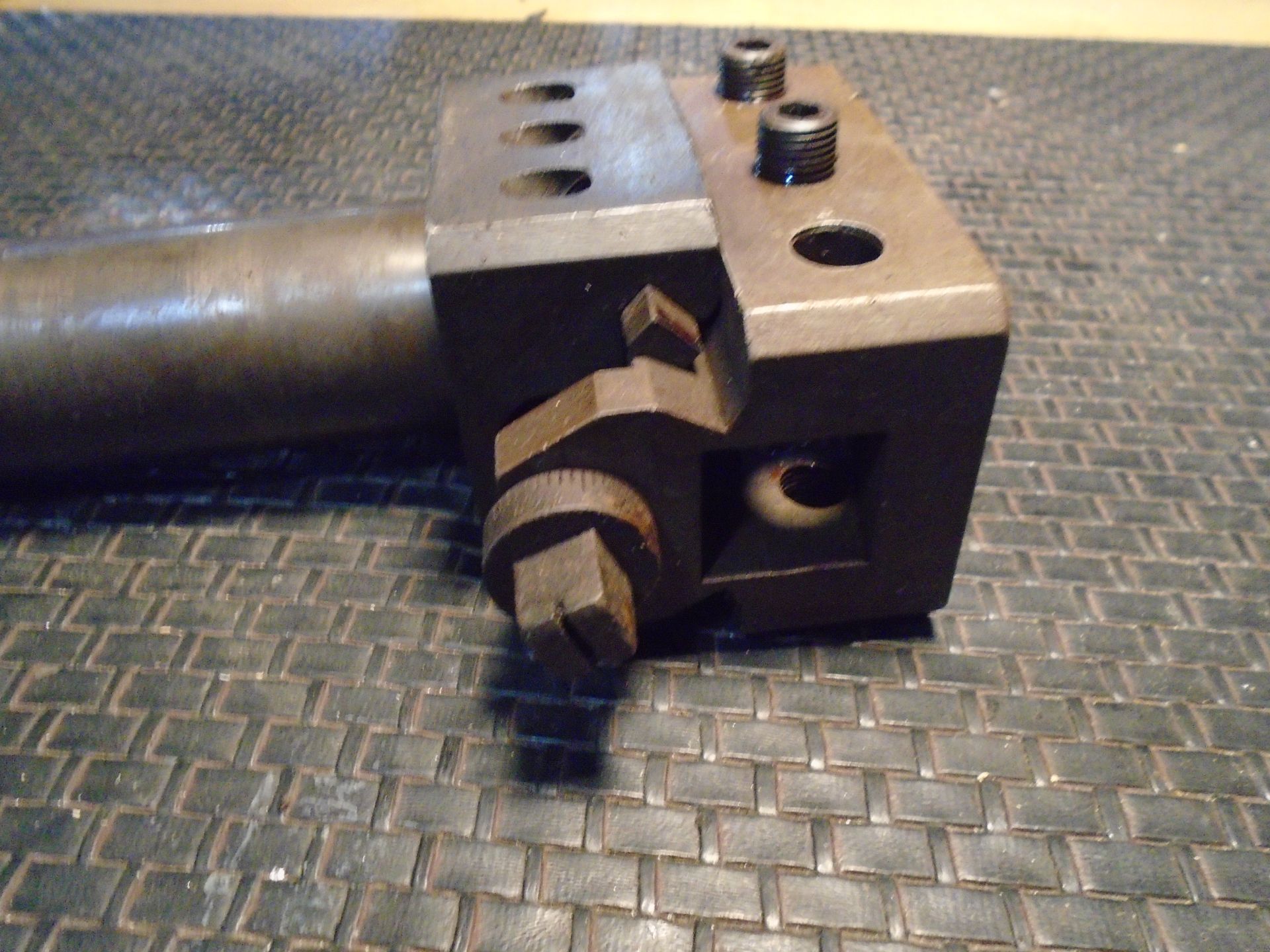 Warner & Swasey Turret Lathe Turning Tool Holder M-1902 1 3/4" Shank Dia. 1" Sq. tool capacity Stock - Image 3 of 4