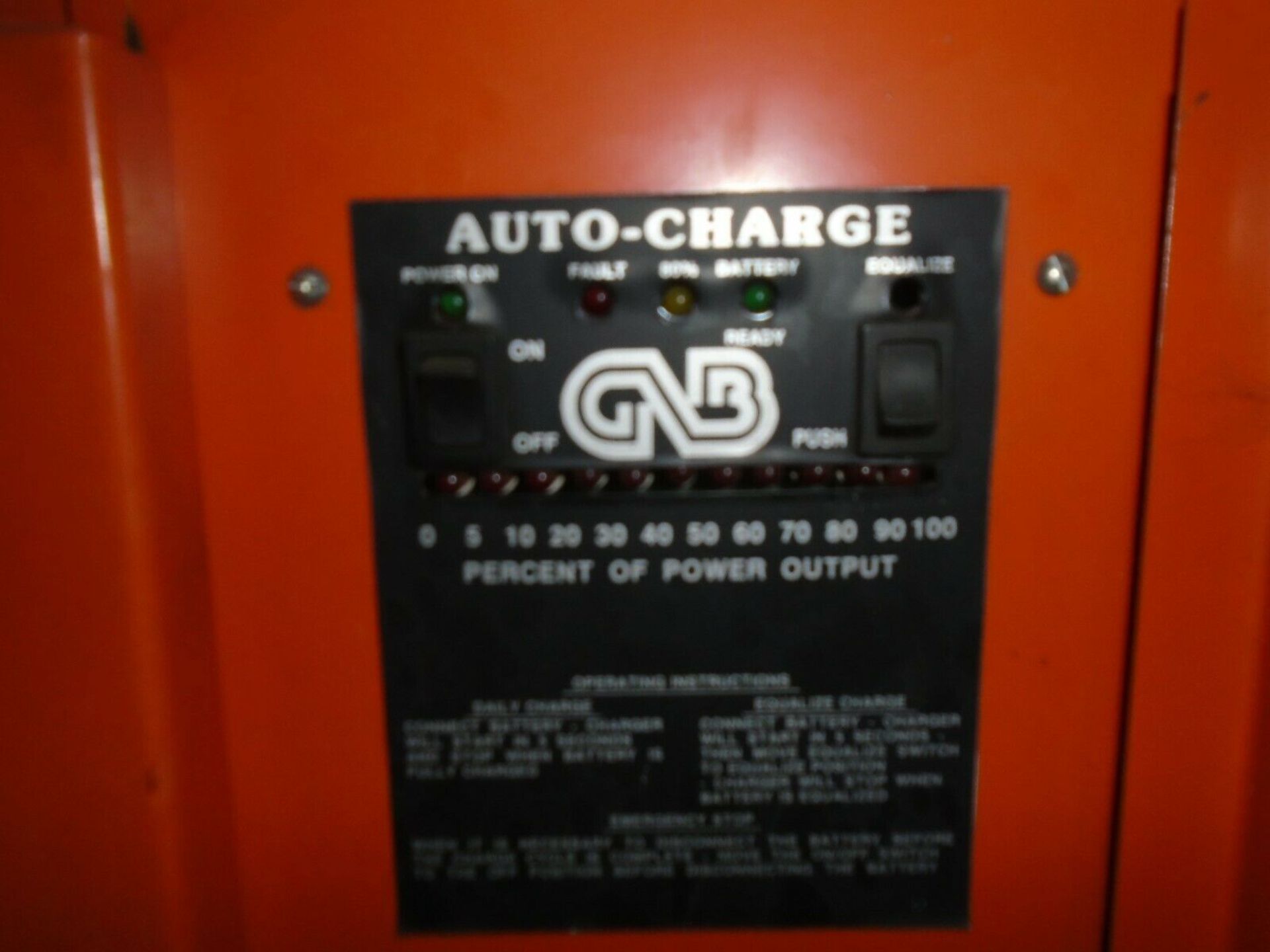 GNB Ferro Charger Forklift Battery Charger 36 Volts Autocharge  18 Cells Battery Type LA   AH 1750 - Bild 3 aus 5