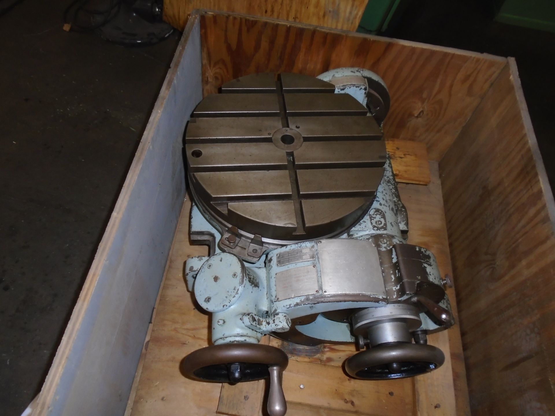 Pratt & Whitney 16” Dia. Tilting Rotary Table Stock 10513 - Image 2 of 5