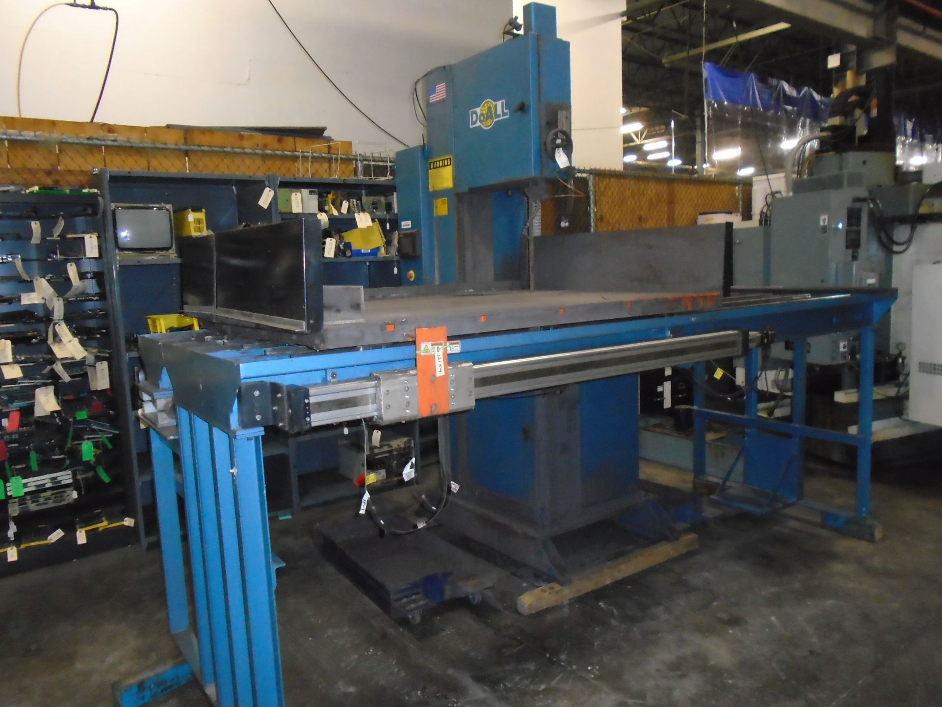 DoAll 2018-DW60 CNC Vertical Plate Saw Fanuc Control New 2009 SN: 504-09104 Capacity: 60” x 20" x - Image 3 of 12