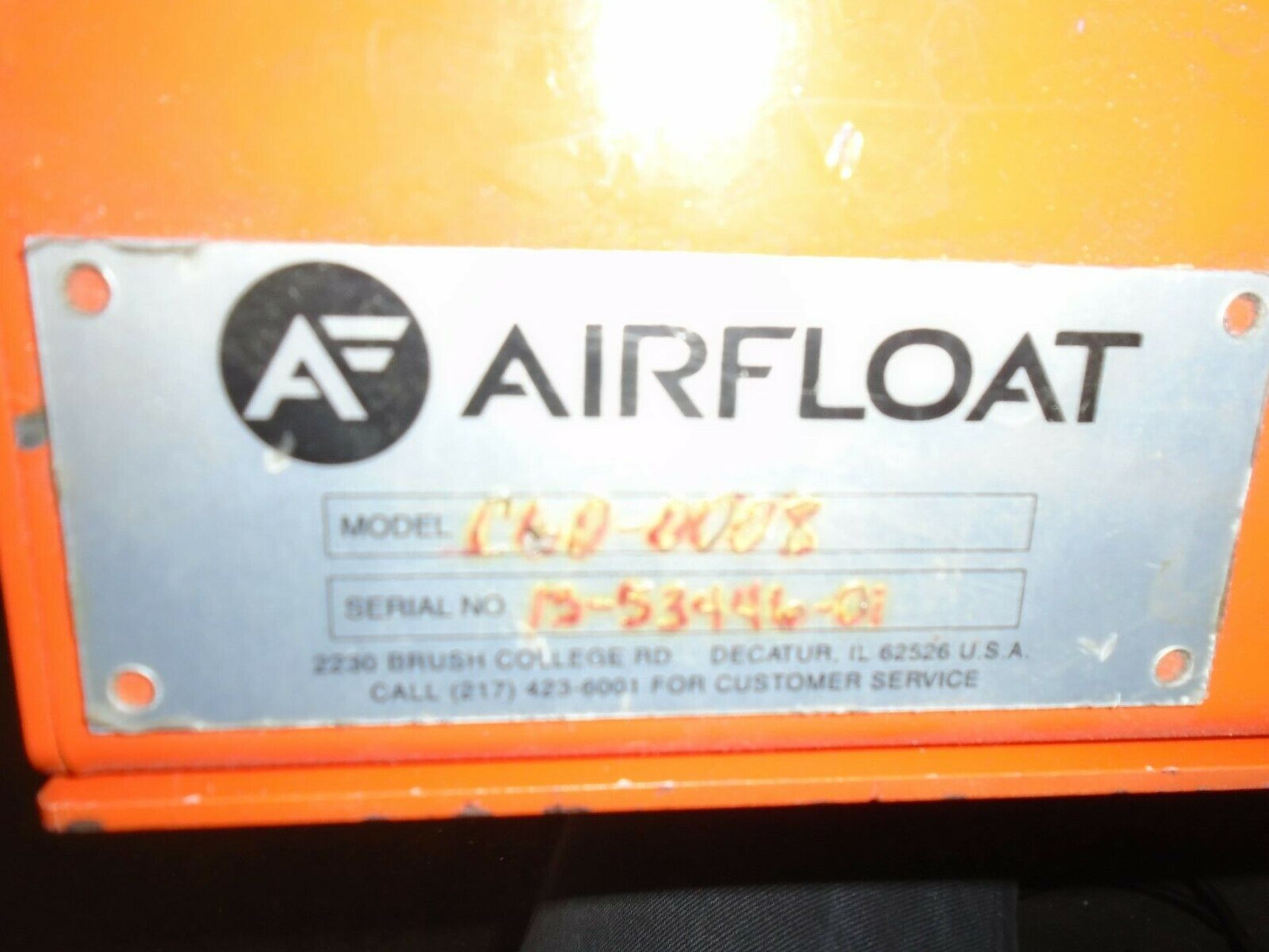 Airfloat AF06017-3 Lift Guide Air Skid 19” x 18” x 6” Plus 3” Stroke = 9” H Total 4,500 Lbs. Per - Image 10 of 11