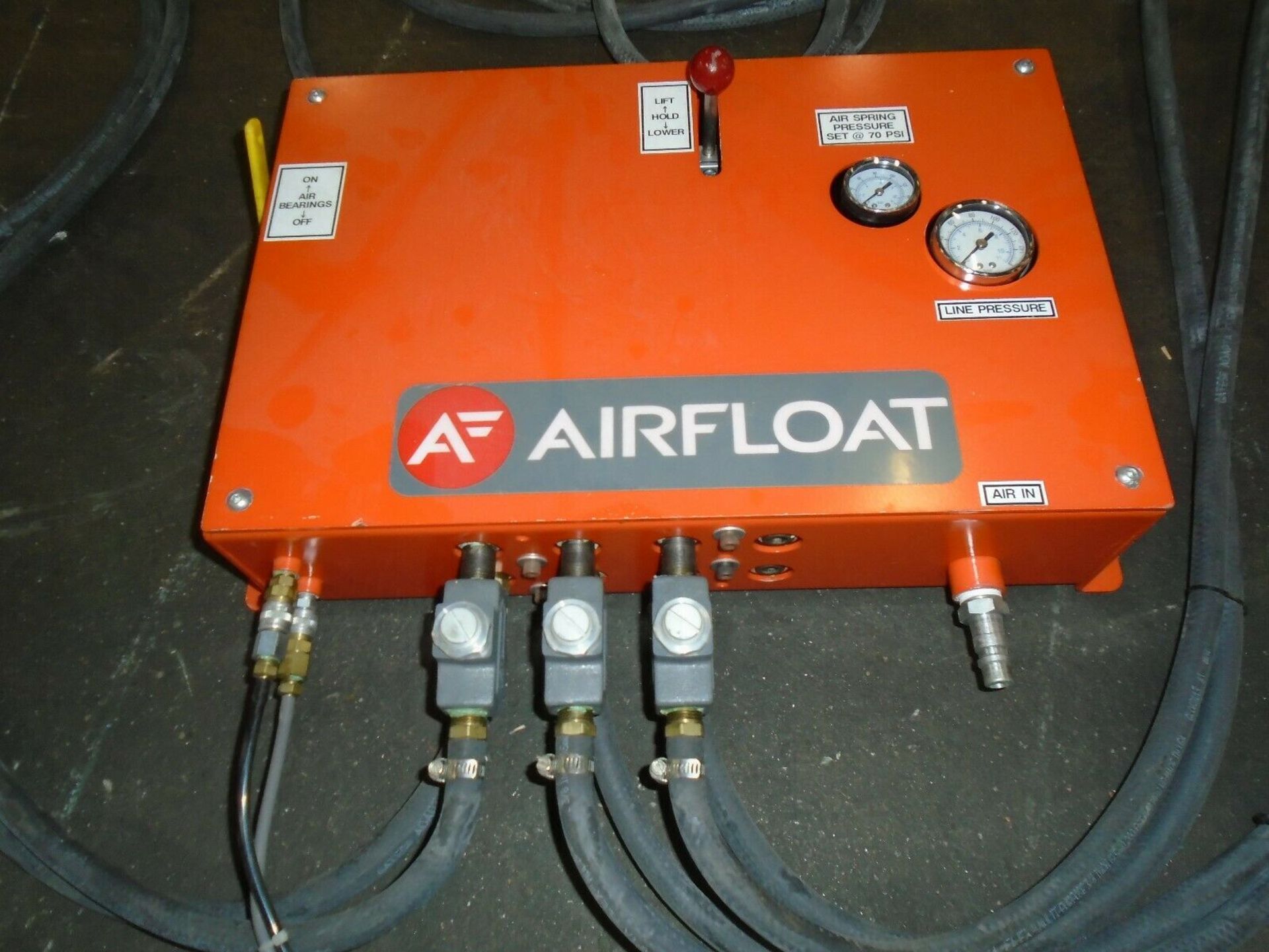 Airfloat AF06017-3 Lift Guide Air Skid 19” x 18” x 6” Plus 3” Stroke = 9” H Total 4,500 Lbs. Per - Image 6 of 11