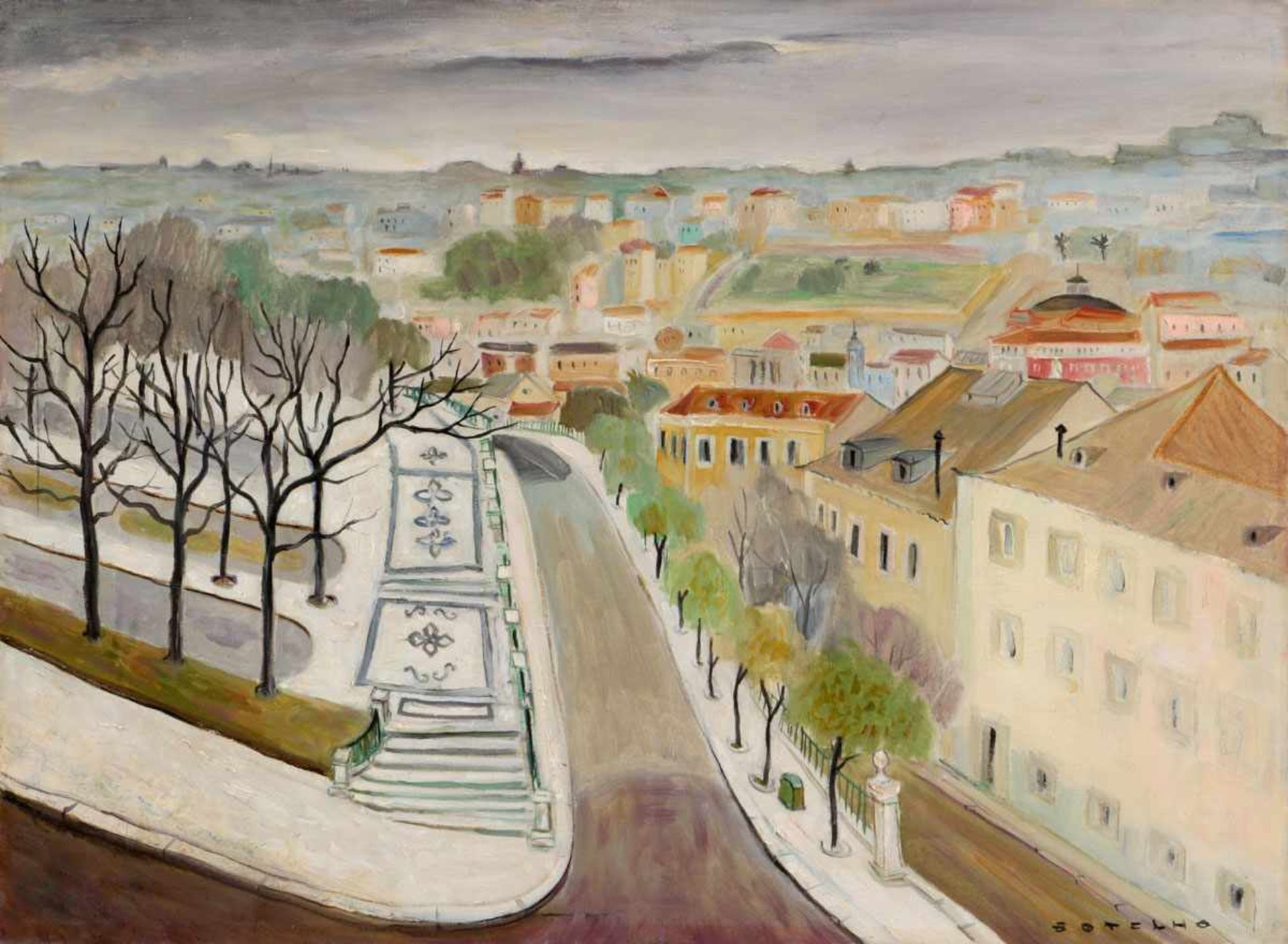CARLOS BOTELHO (1899-1982), PANORÂMICA DE LISBOA