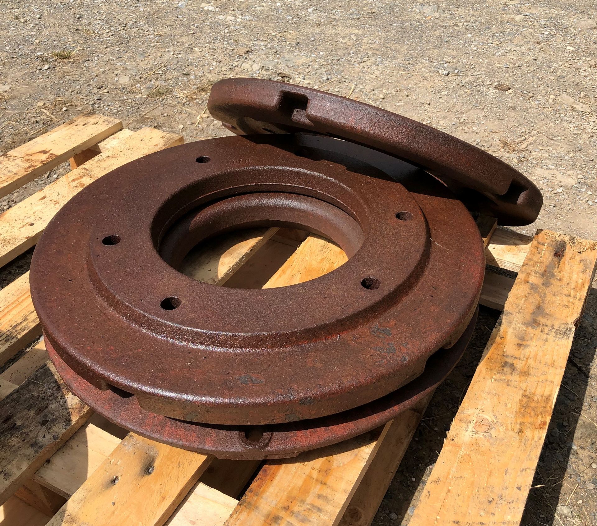 Fordson Major rear wheel weight - Image 2 of 2