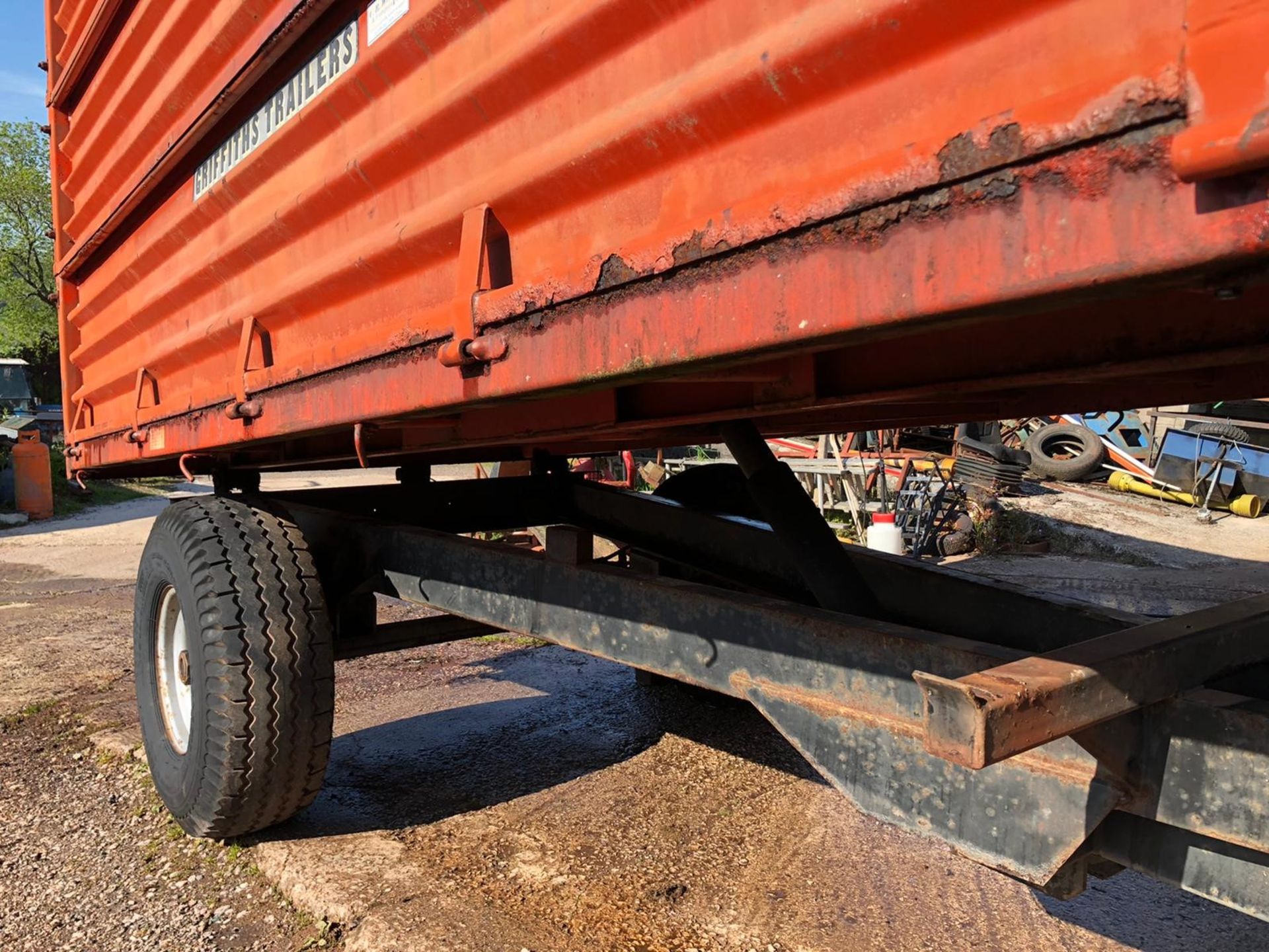 Griffiths 6-ton Hydraulic Tipping Trailer - Image 2 of 7