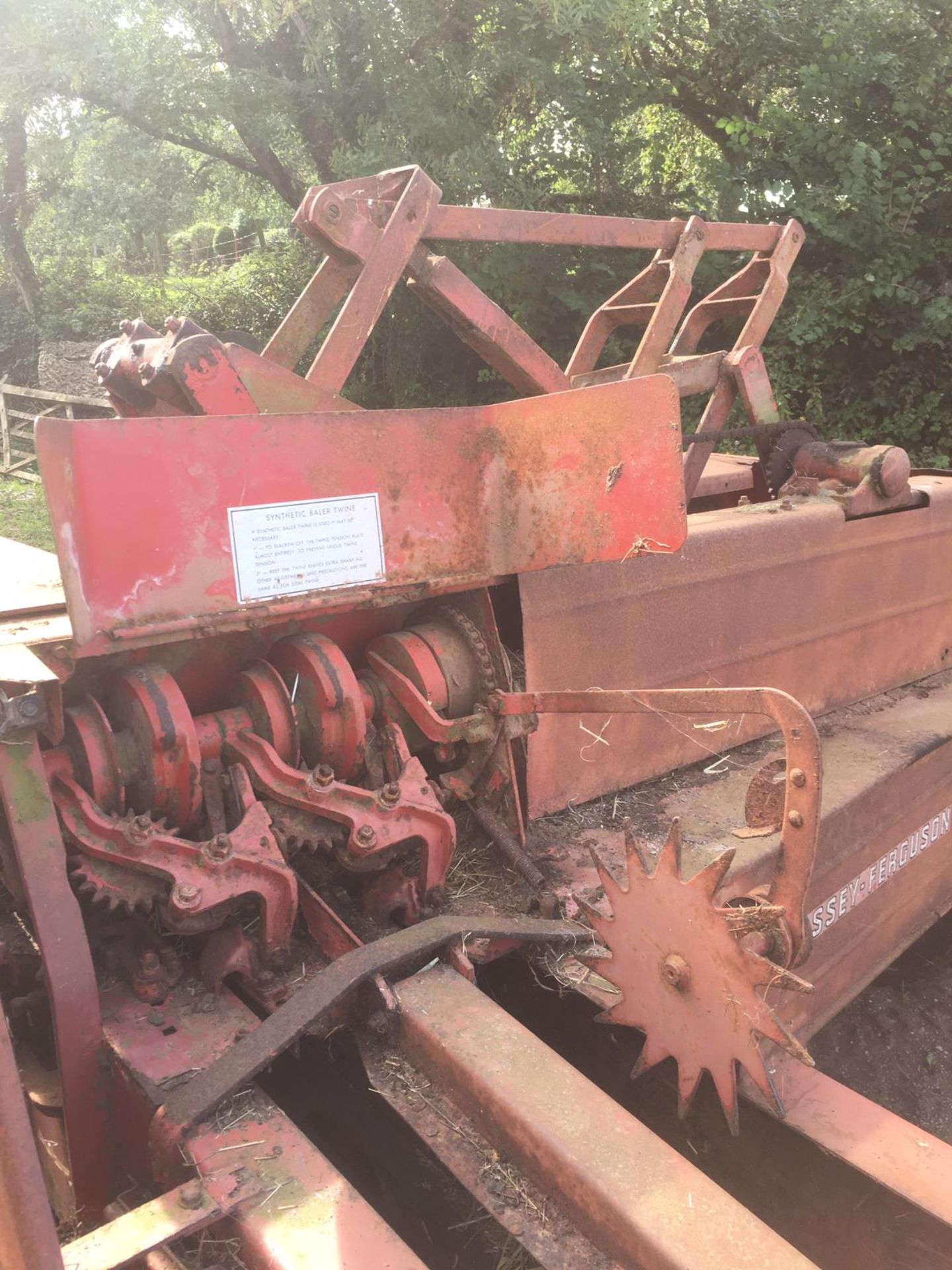 MASSEY FERGUSON 20 BALER - Image 3 of 3